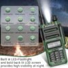 Baofeng UV-9R PRO (8W, IP67, zelena verzija)
