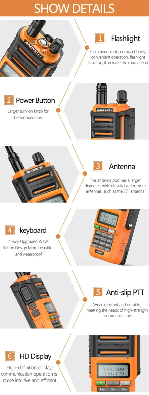 Baofeng UV-9R PRO
