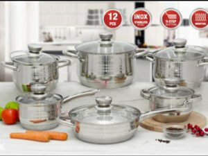 Set inox posuđa