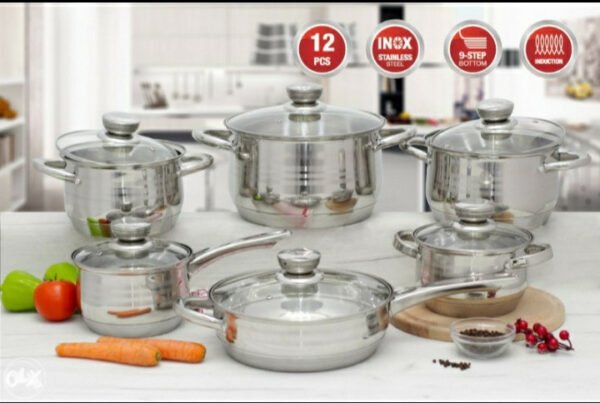 Set inox posuđa